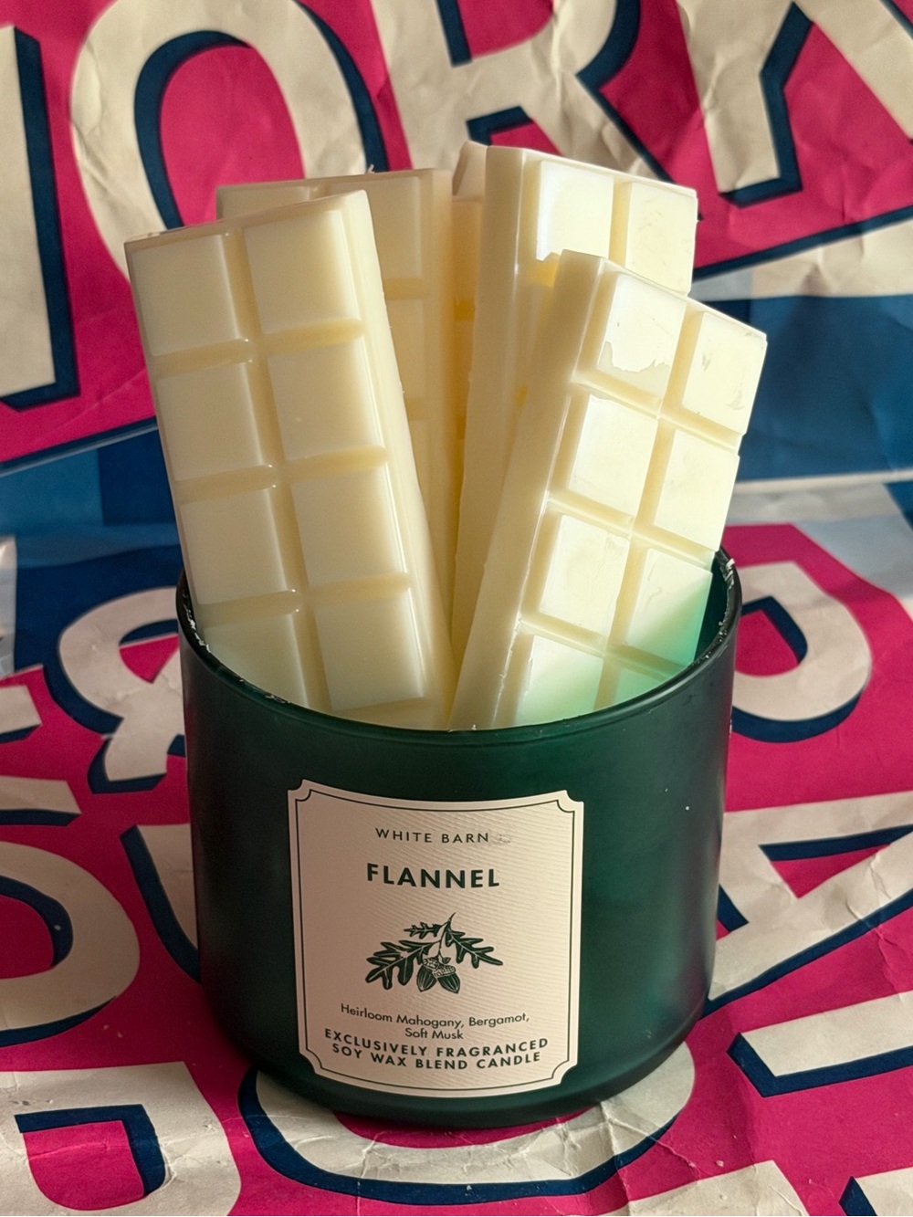 Bath and body works Candle Flannel Wax Melts